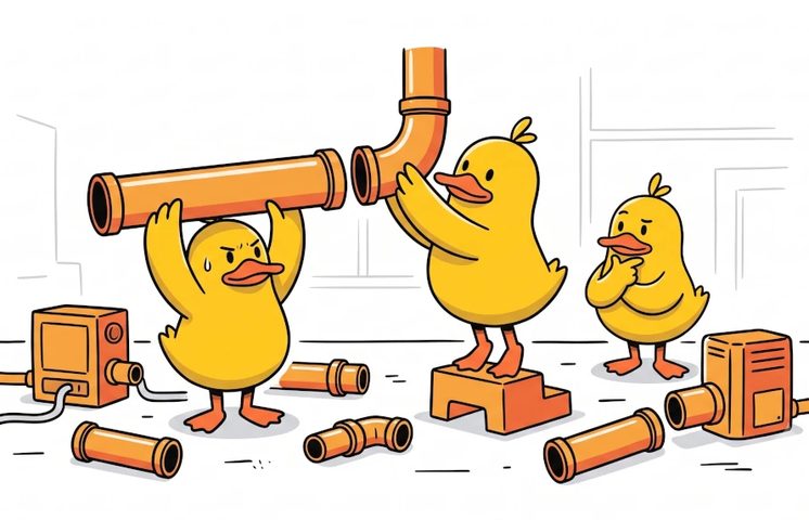misterpato-ducklings-connecting-pipes